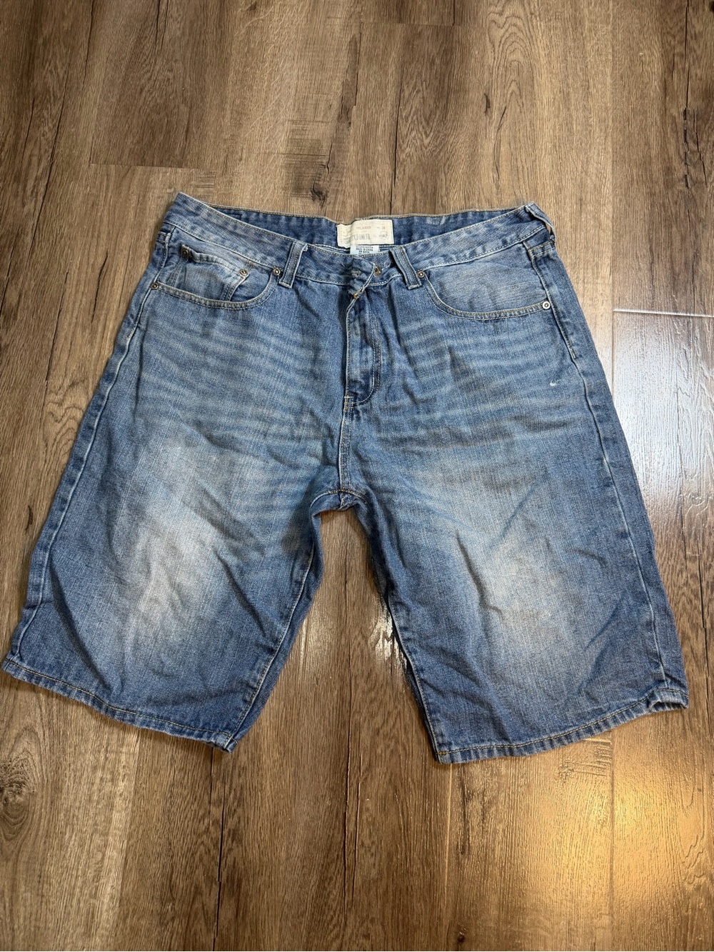 Mossimo Supply Co. Men's Faded Blue Denim Shorts